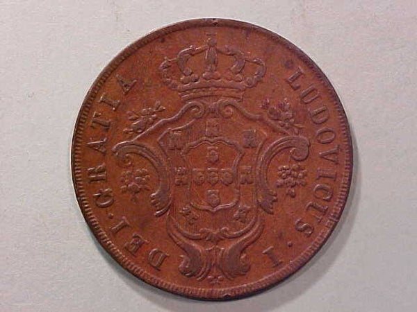 AZORES - 1865 - D. LUIS I - 20 REIS