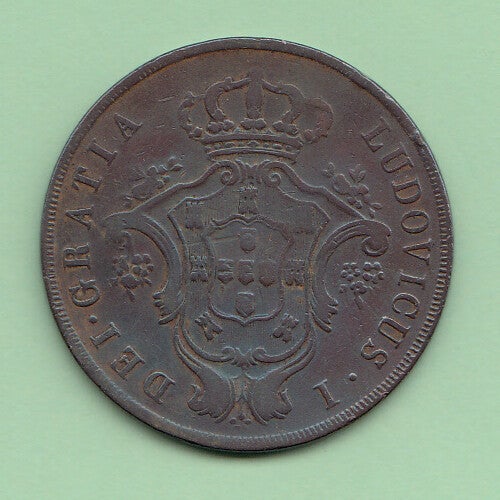 AZORES - 1865 - D. LUIS I - 20 REIS