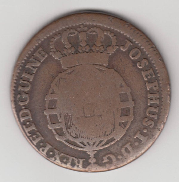 ANGOLA - 1762 - 2 MACUTAS OVER 1 MACUTA