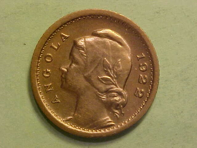 ANGOLA - 1922 - 10 CENTAVOS