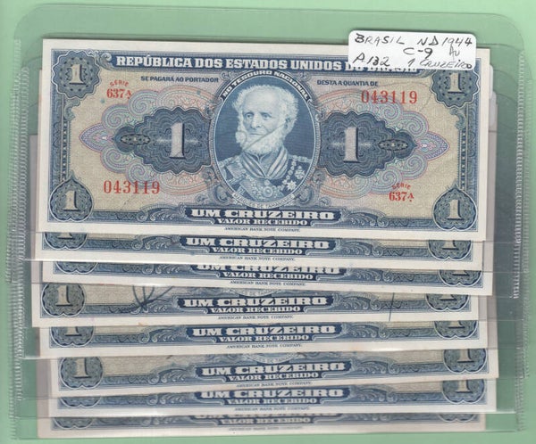 BRASIL - 1944 - C.009 - 1 CRUZEIRO