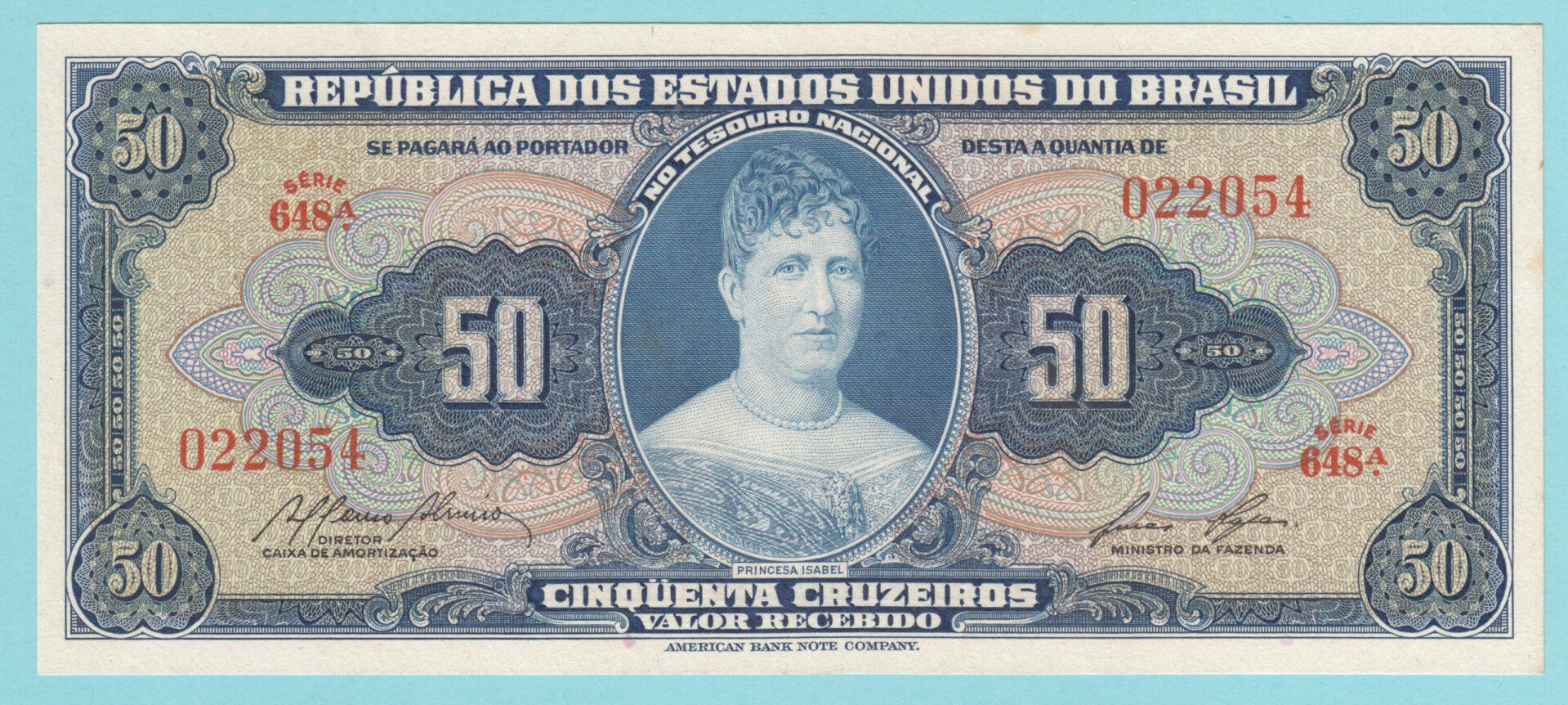 BRASIL - 1959 - C.027 - 50 CRUZEIROS