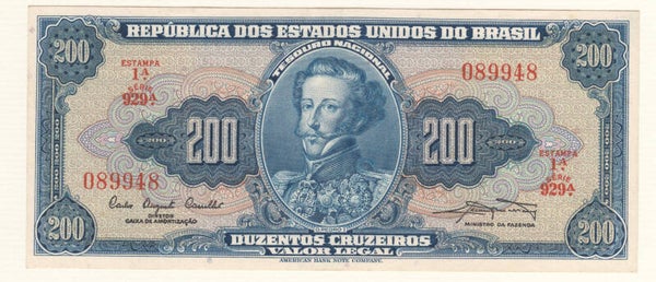 BRASIL - 1961 - C.041 - 200 CRUZEIROS