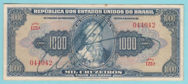 BRASIL - 1943 - C.048 - 1000 CRUZEIROS