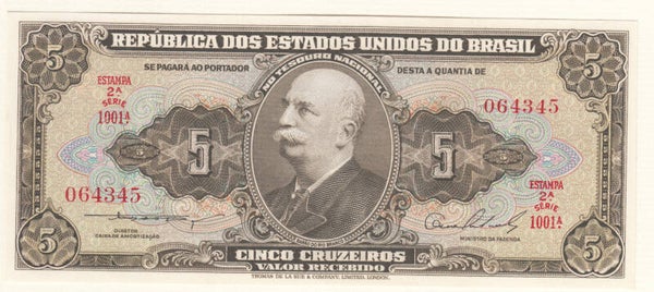 BRASIL - 1954 - C.067 - 5 CRUZEIROS