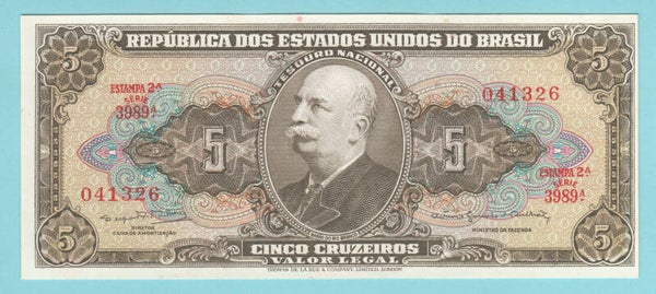 BRASIL - 1964 - C.074 - 5 CRUZEIROS