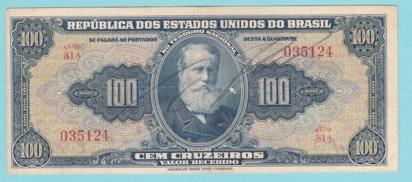 BRASIL - 1943 - C.029 - 100 CRUZEIROS