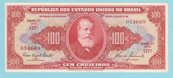 BRASIL - 1960 - C.095 - 100 CRUZEIROS