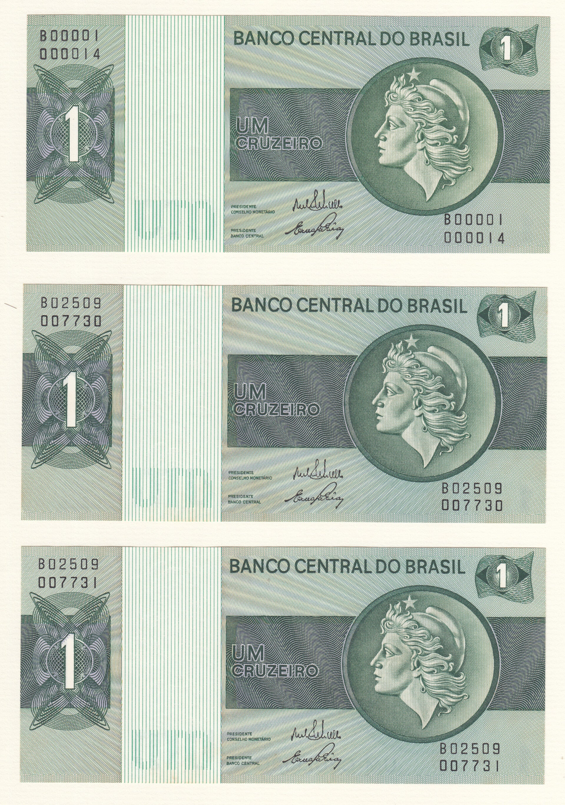 BRASIL - 1972 - C.130 - 1 CRUZEIRO