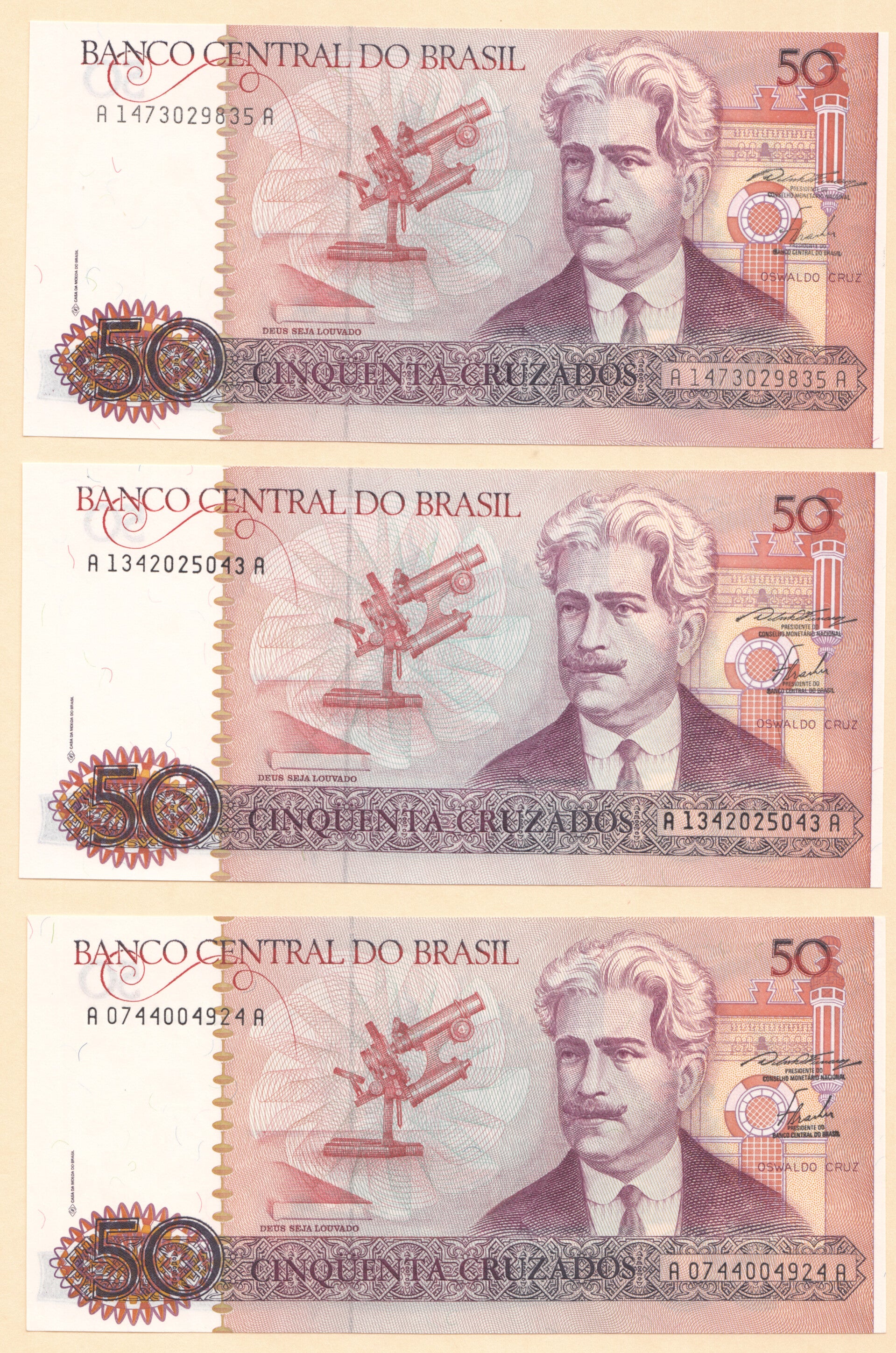 BRASIL - 1986 - C.182 - 50 CRUZADOS