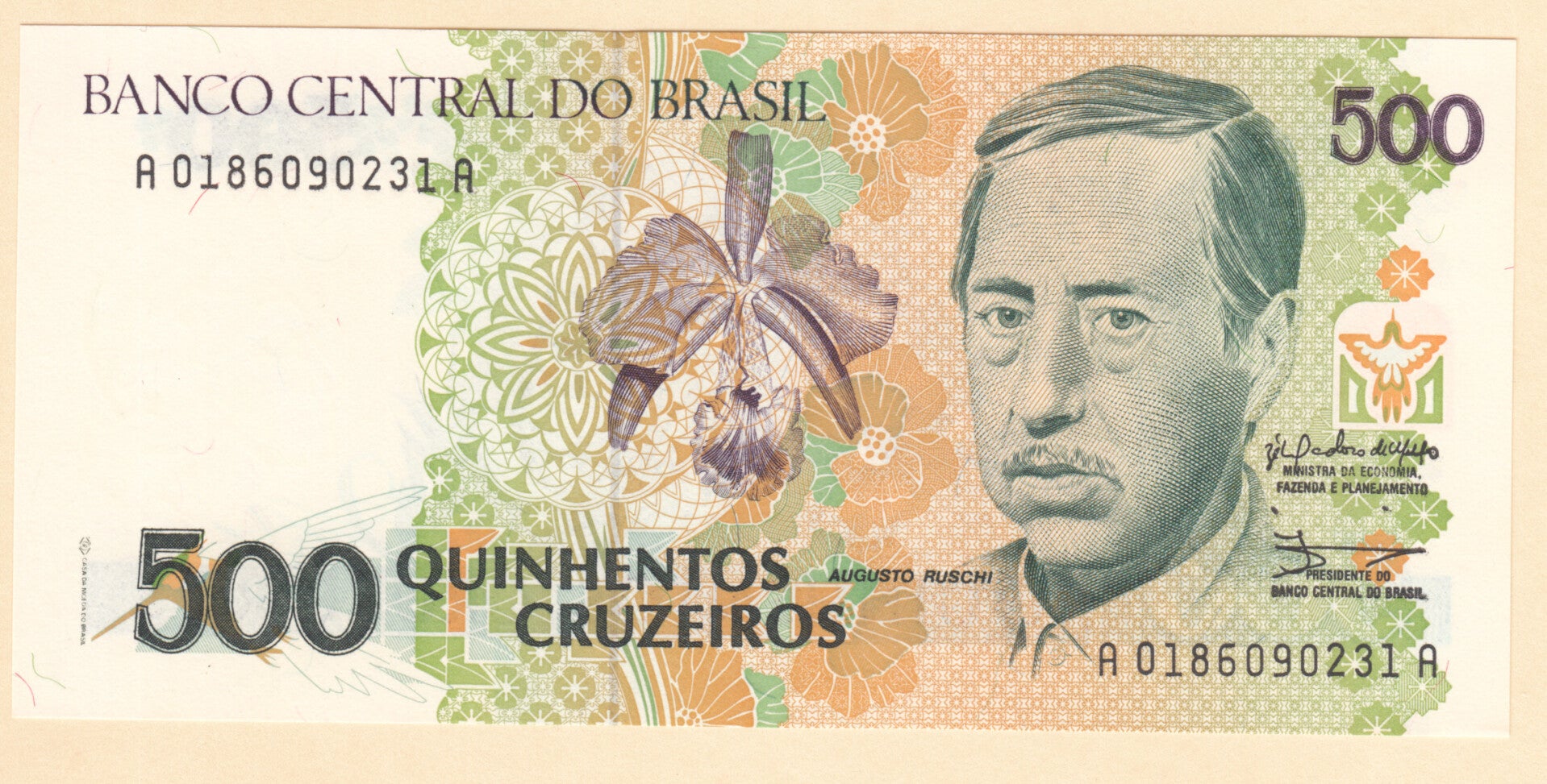 BRASIL - 1990 - C.216 - 500 CRUZEIROS