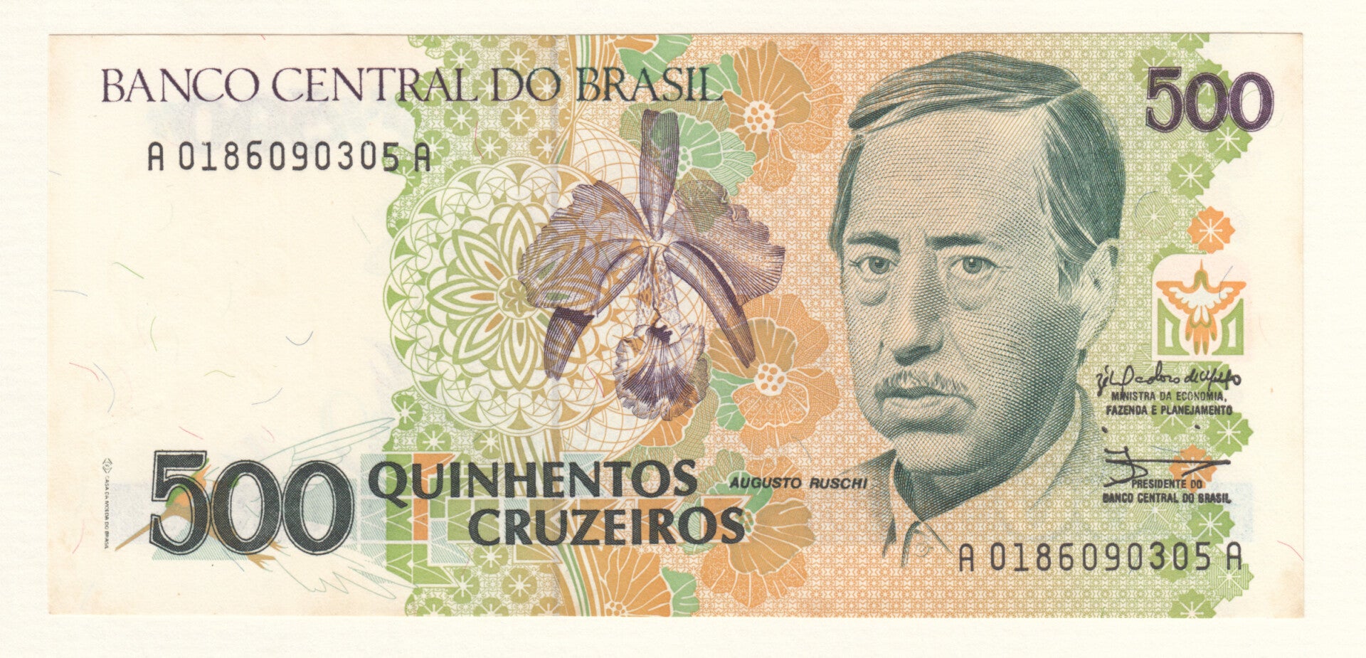 BRASIL - 1990 - C.216 - 500 CRUZEIROS