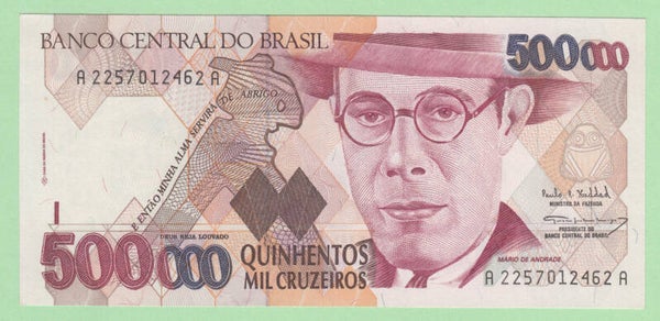 BRASIL - 1993 - C.231 - 500000 CRUZEIROS