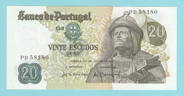 PORTUGAL - 1971 - 20 ESCUDOS
