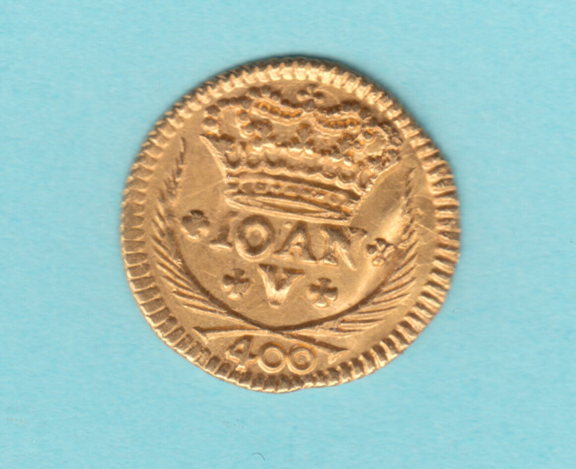 PORTUGAL - 1718 - CRUZADO - GOLD