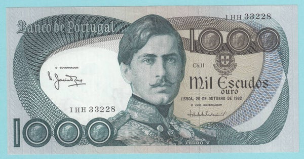 PORTUGAL - 1000 ESCUDOS - 1982