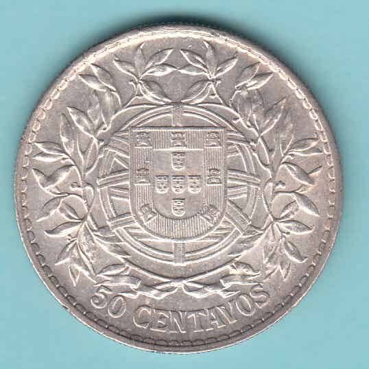 PORTUGAL - 1914 - 50 CENTAVOS
