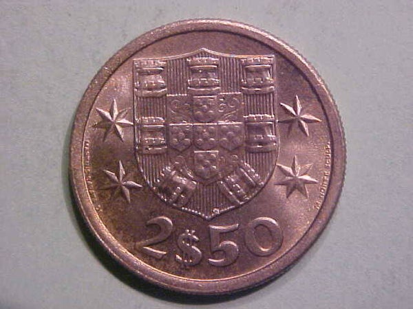 PORTUGAL - 1966 - 2 1/2 ESCUDOS