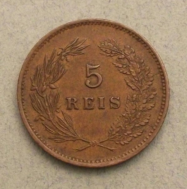 PORTUGAL - 1901 - D. CARLOS I - 5 REIS
