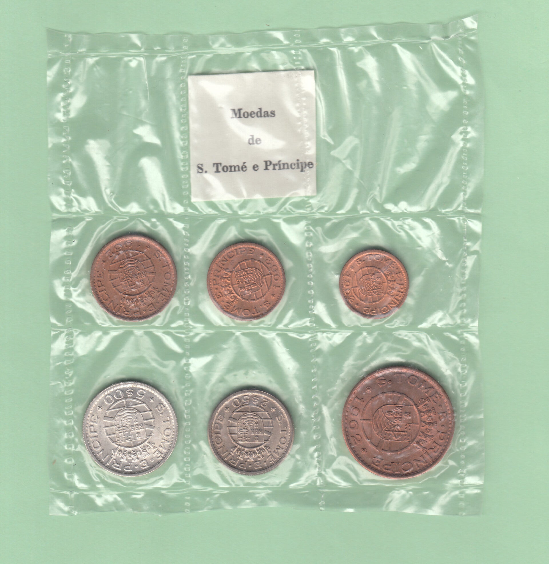 S. TOME E PRINCIPE - 1962 - 6 COINS SET