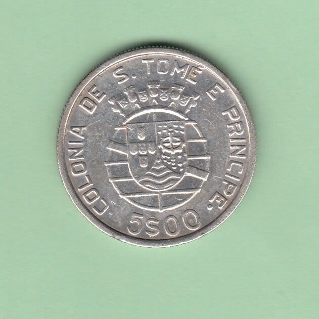 S. TOME E PRINCIPE - 1939 - 5 ESCUDOS