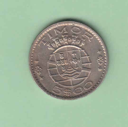 TIMOR - 1970 - 5 ESCUDOS