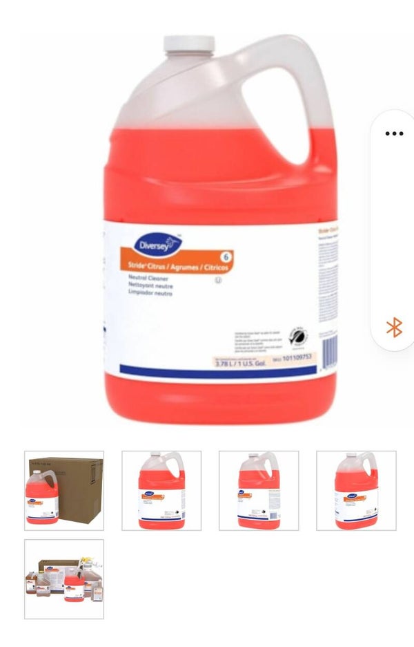 Nettoyant neutre Diversey Care Stride Citru