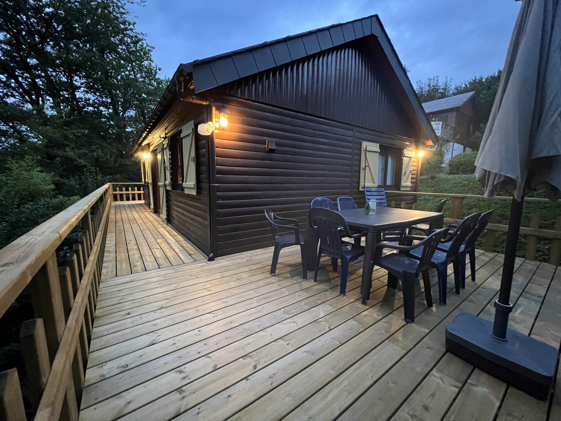 foto terras vakantiehuis La Roche-en-Ardenne