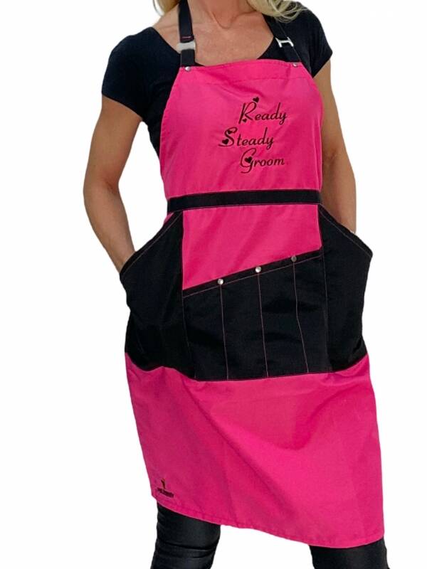 pet beauty Friseurschürze Pinky mit Kreuzträger