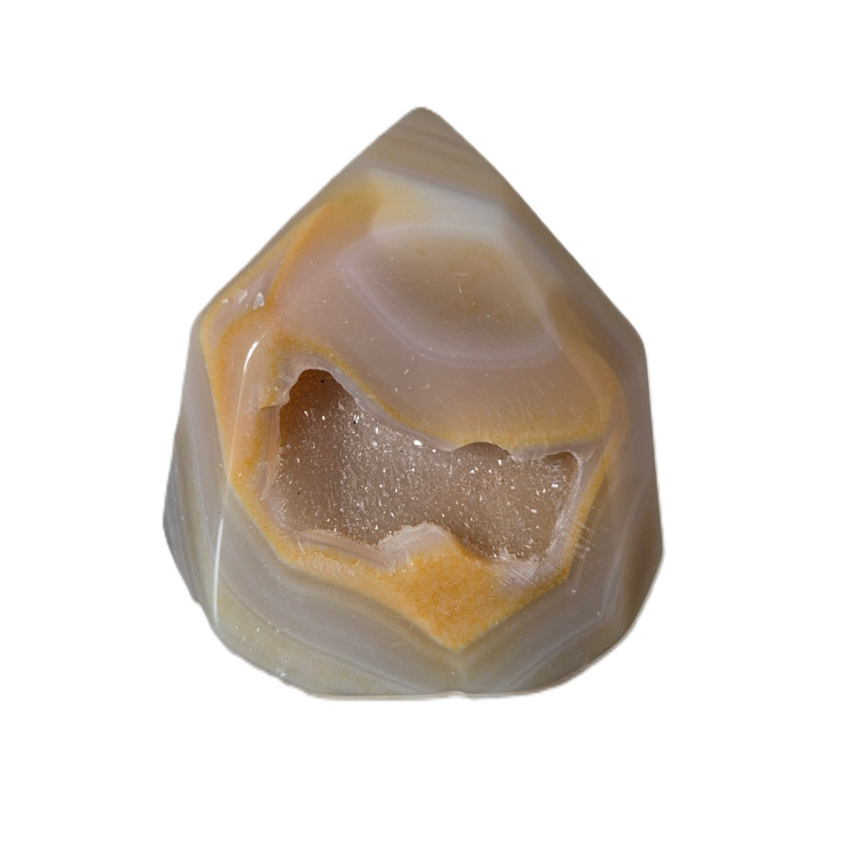 Druzy Agaat Punt Meerkleurig