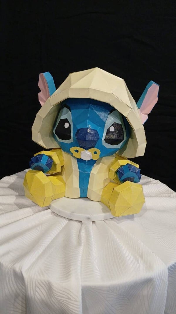 Papercraft stich bébé