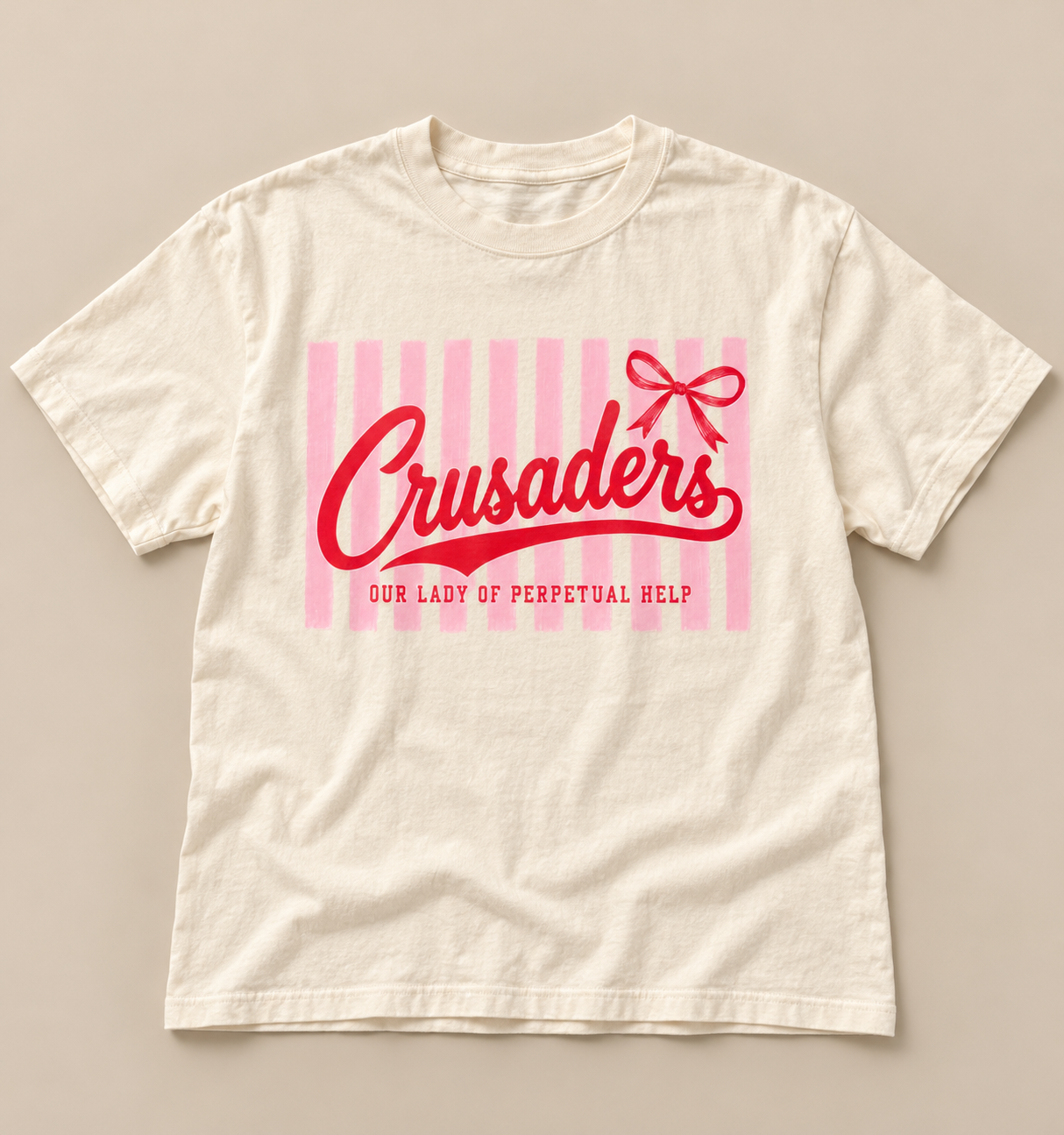 Pink Stripe Spirit Tee
