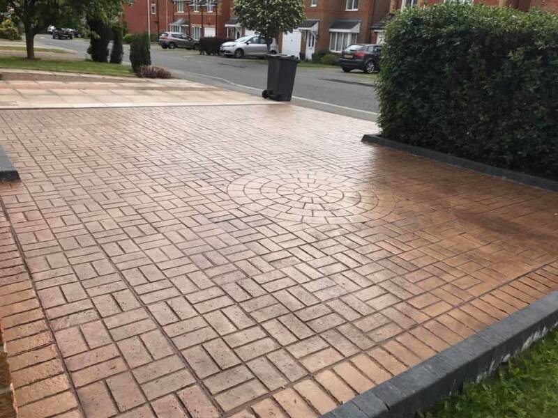 Basildon imprinted Concrete 