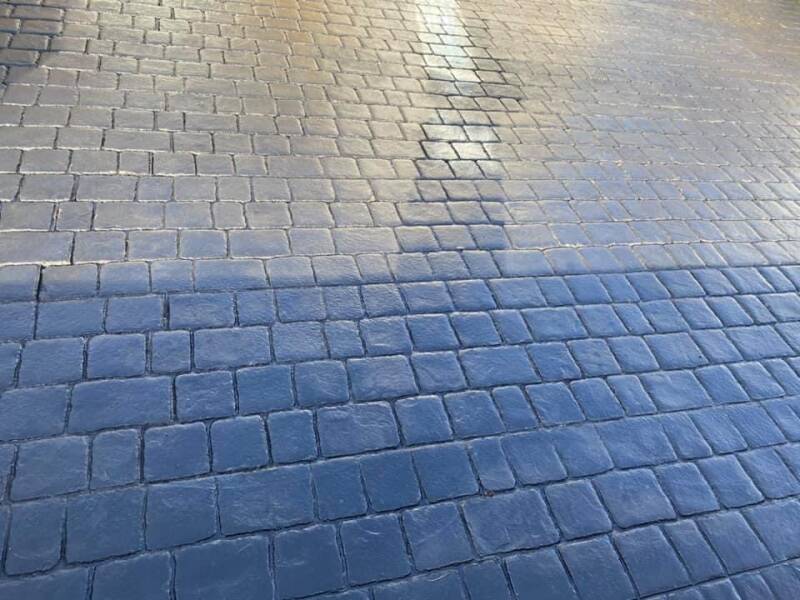 Paddock Wood Kent imprinted Concrete 