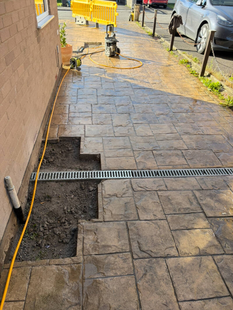 Surrey imprinted concrete reinstatement 