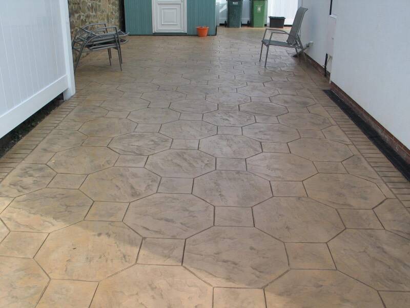 Rochester pattern imprinted concrete