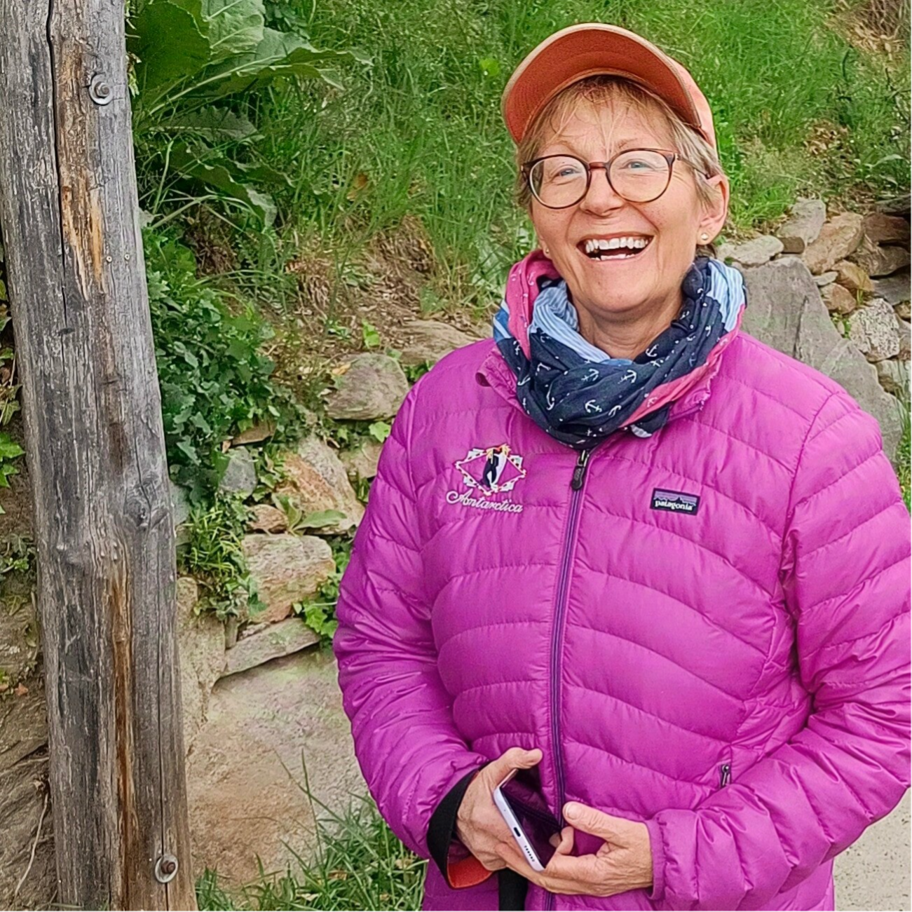 Bild der Autorin Elisabeth Florin auf einer Wanderung in Südtirol