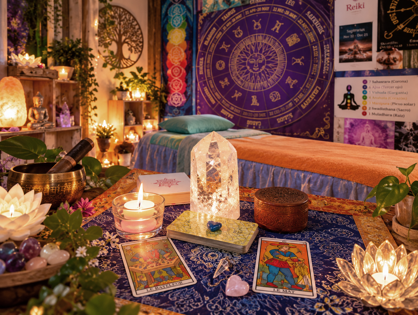 Tarot y Reiki en Málaga, Sesión de Tarot presencial en Málaga, Sesión de Reiki presencial en Málaga, Lectura de Tarot personalizada en Málaga, Consulta de Tarot en Málaga