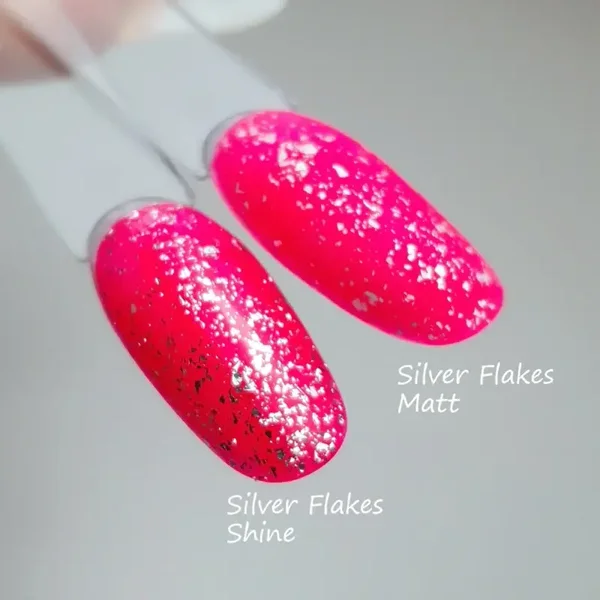 No Wipe - Silver Flakes - High Gloss