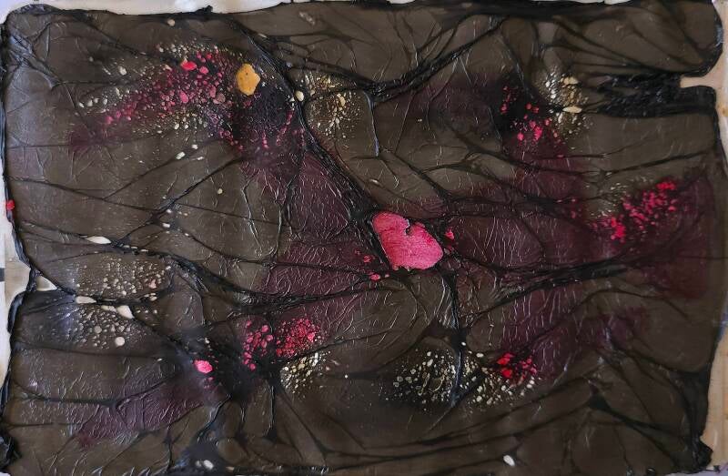 Corps n°61, 2018, pastels à l'huile et plastique