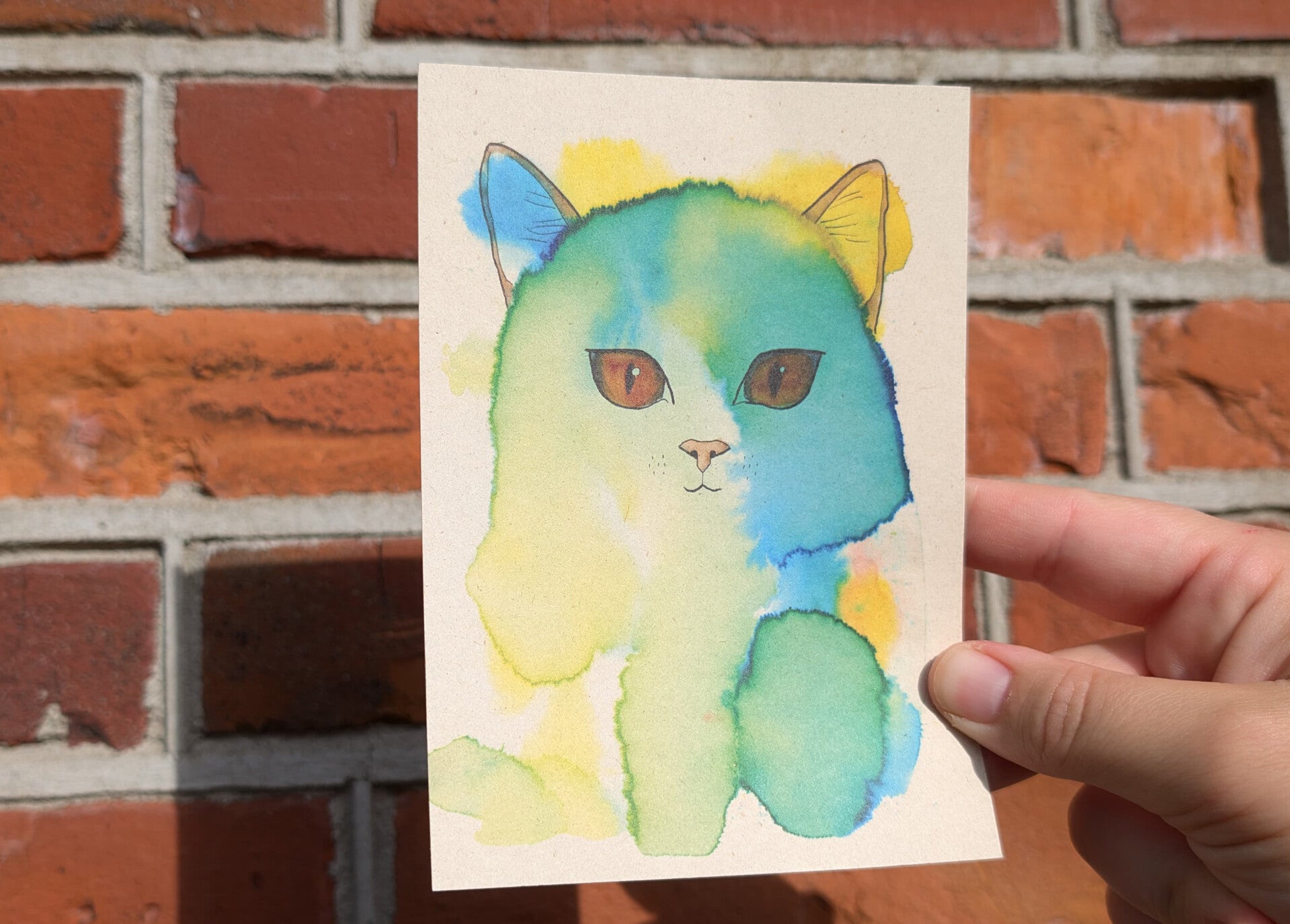 Aquarel kat