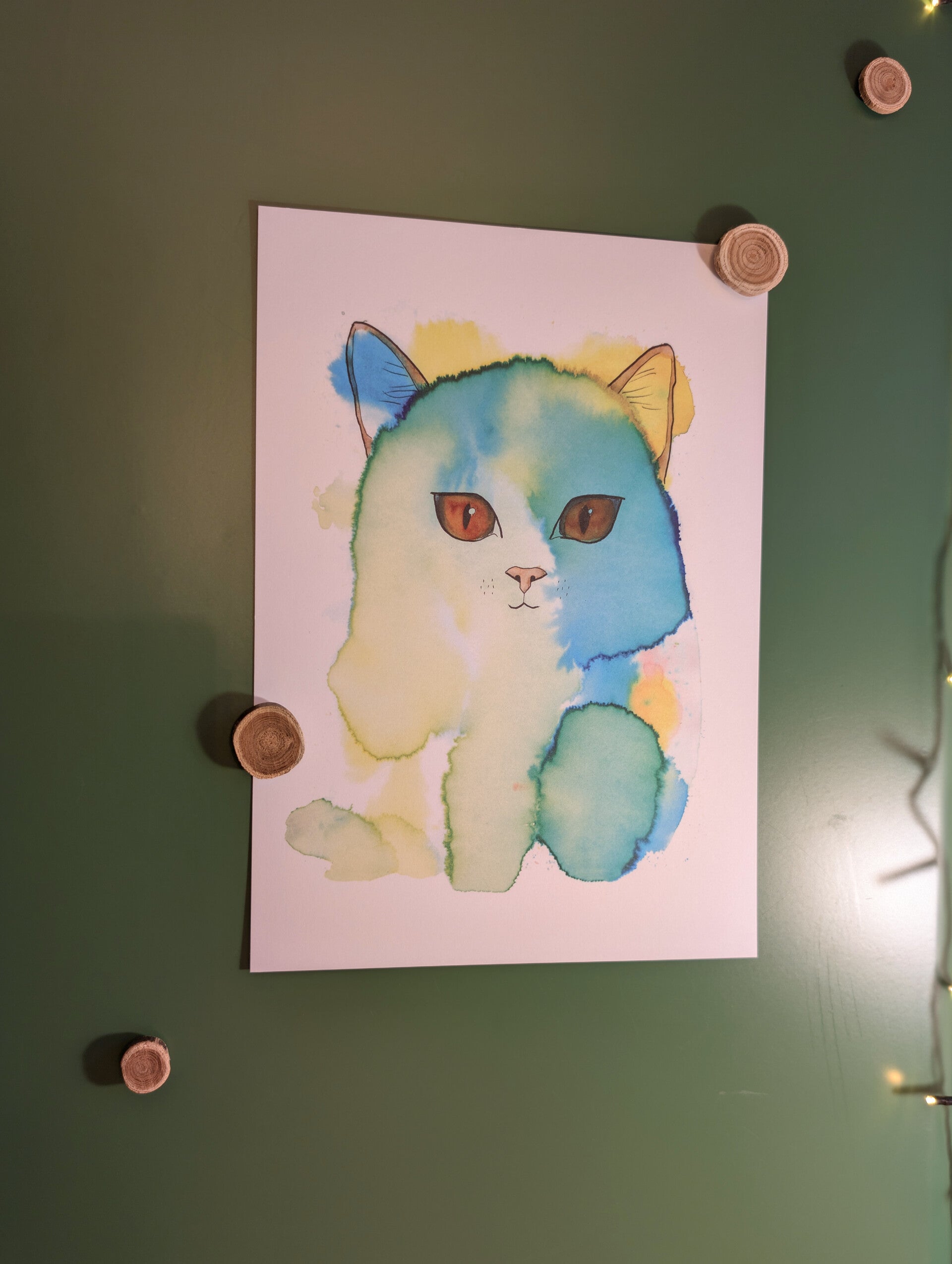 Aquarel kat