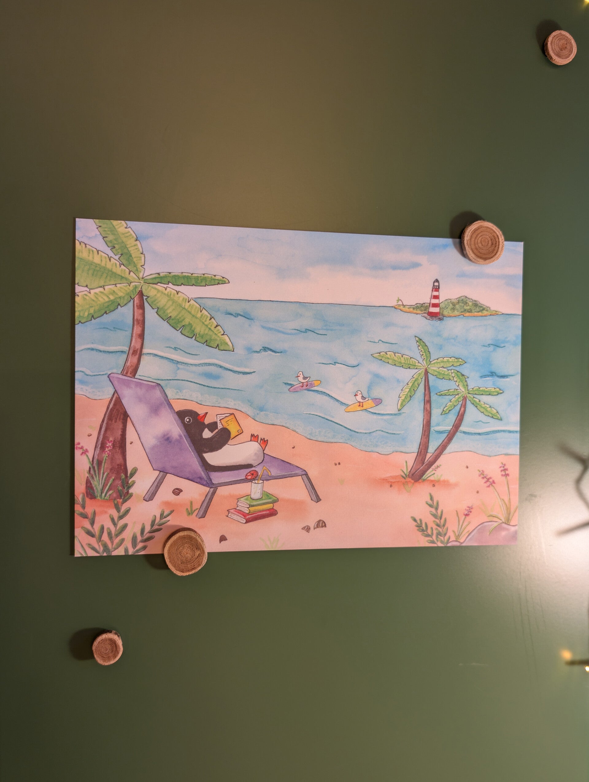 Penguin op vakantie