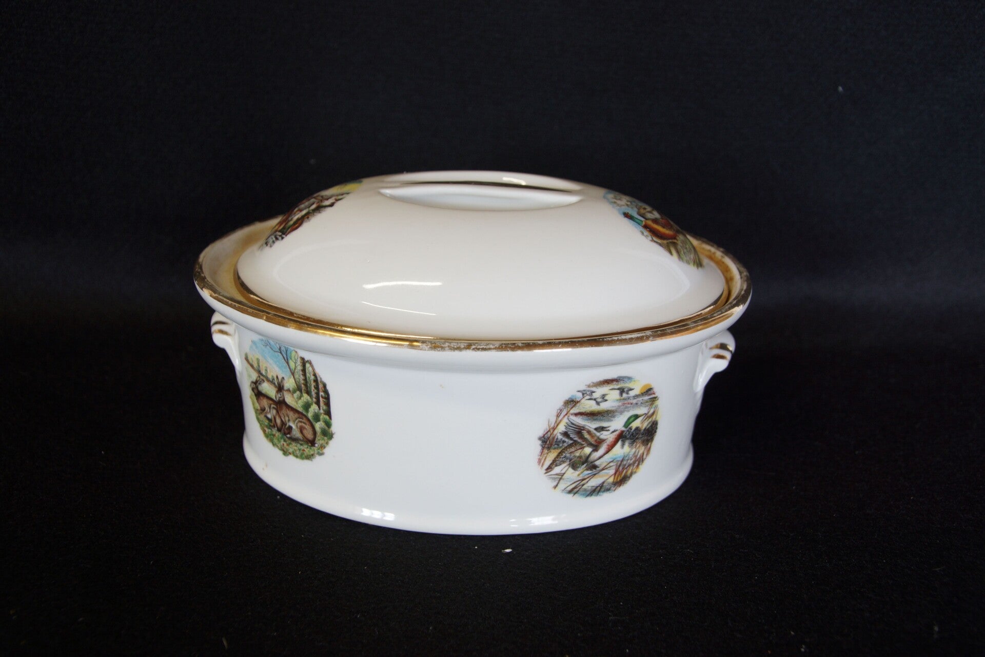 Frans vintage Paté/boter kuip / French vintage Pate/butter tub / Français pot de pâté/beurre vintage