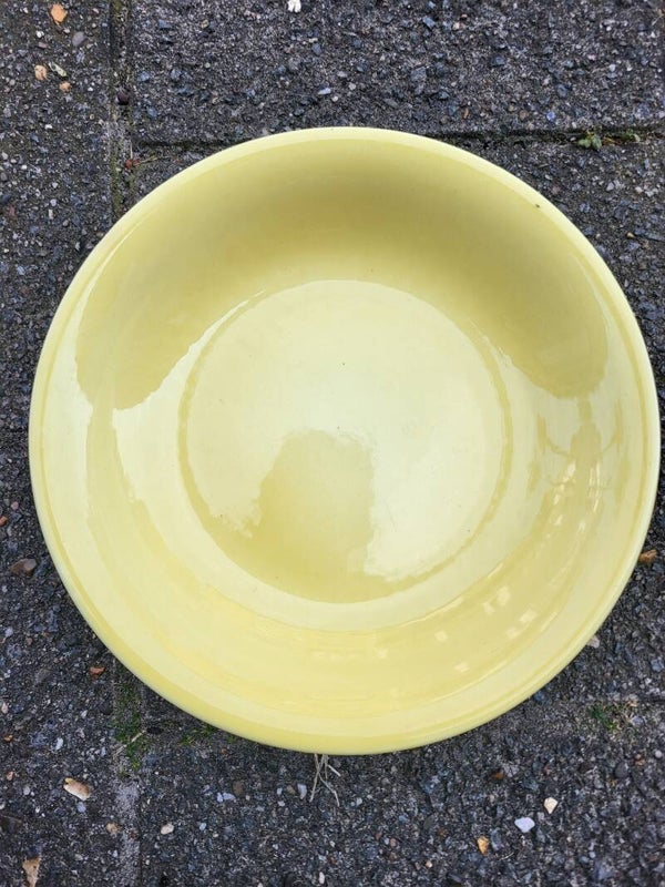 boch geel rond diep bord