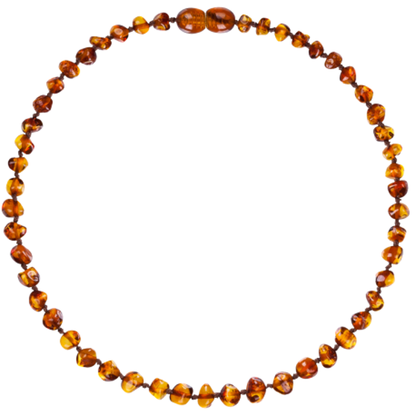 ketting barnsteen cognac