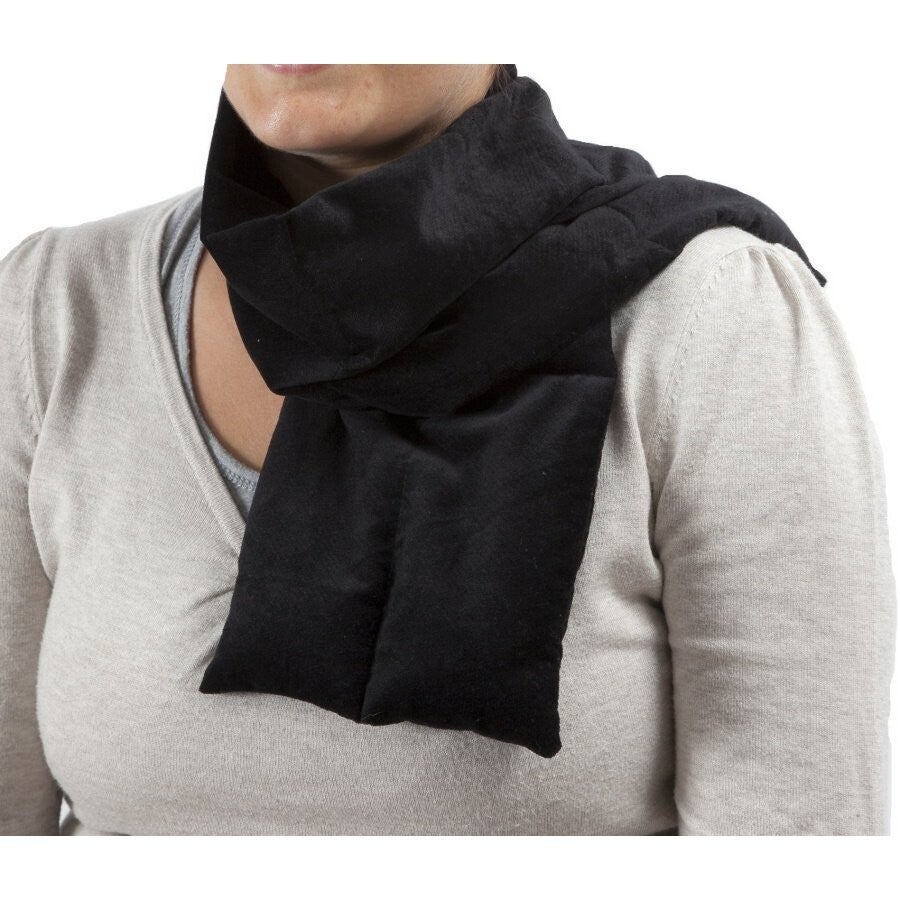 opwarmbare tarwepit-sjaal warmwaterkruik