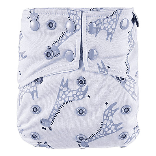 Pocket luier Blue giraff