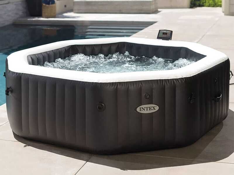 Intex Ottagonale Jet & Bubble Deluxe 28462EX - Ø218x71 cm - Piscina idromassaggio spa