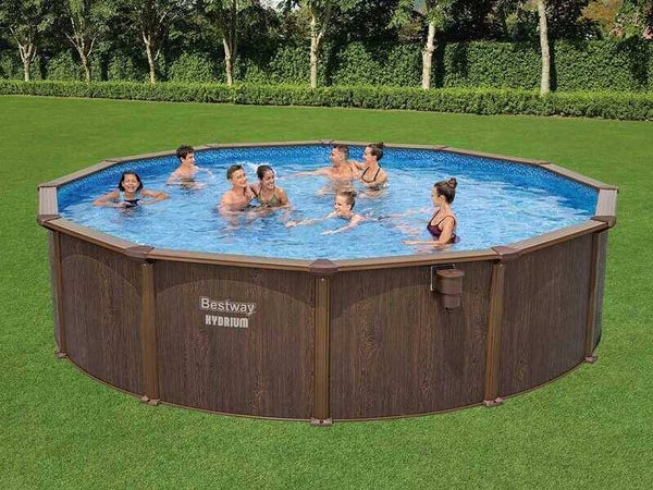 Bestway Hydrium 561CS - Ø549x132 cm - Piscina rotonda per 11-15 Persone